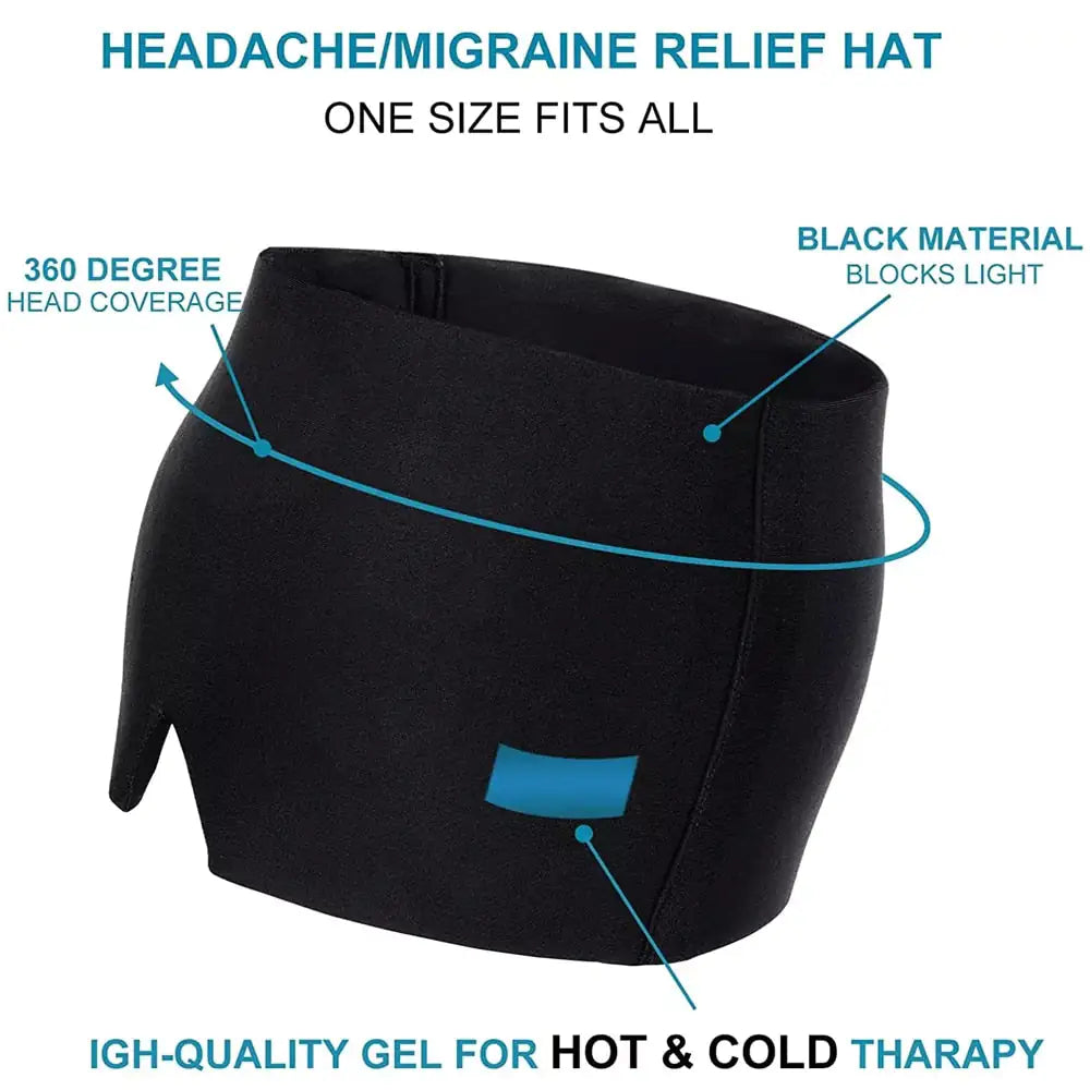 Head Massager & Eye Mask for Stress and Pain Relief